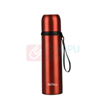 爱奇屋 aichiw 水悦保温杯提绳便携式大容量水杯 AI-D78 500ML (红/珠光白/黑)