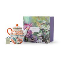 JOYYE 整套茶具旅行便捷式单人釉下手绘茶具 10033429707608 (橙色)