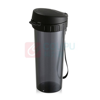 特百惠 TUPPERWARE 塑料杯 茶韵随心杯 100000480439 500ML (酷炫黑)