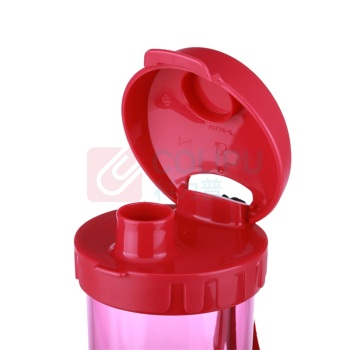 特百惠 TUPPERWARE 塑料杯 茶韵随心杯 10035977841578 500ml (美唇红)