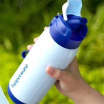 特百惠 TUPPERWARE 吸管保温杯真空大容量 100043202299 510ml (蓝色)