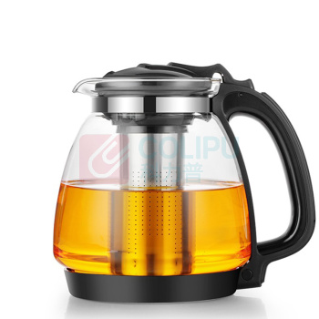 紫丁香 LILAC 耐热玻璃过滤茶壶大容量水壶 S825 茶语壶2000ml 泡茶壶家用红茶具单壶茶水分离飘逸杯