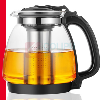 紫丁香 LILAC 耐热玻璃过滤茶壶大容量水壶 S825 茶语壶2000ml 泡茶壶家用红茶具单壶茶水分离飘逸杯