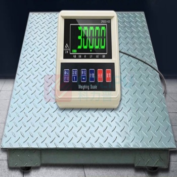 正峰 电子地磅秤5吨特厚落地电子磅秤 ZFJL-X 【工业5吨】特厚1.5*2米 (本色)