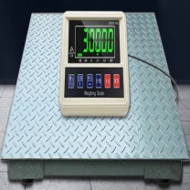 正峰 电子地磅秤5吨特厚落地电子磅秤 ZFJL-X 【工业5吨】特厚1.5*2米 (本色)