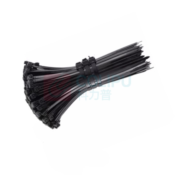 鸿益嘉 PVC扎带 8*500 宽度5.1mm 长度500mm (黑色)