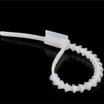 国产 邮政捆扎带 塑料手拉式 定制 253*6mm 加厚100条/包 (白色)