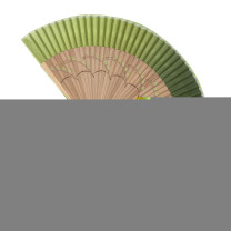 六品堂 南风古月折扇 女扇 中国风 方帽穗 ZS15