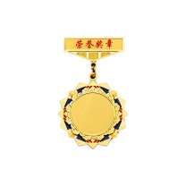 善金坊 工业用定制荣誉徽章 CC-HZ0256 42*8mm 40个/包 (金色)