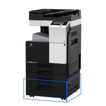 柯尼卡美能达 KONICA MINOLTA 黑白多功能复合机A3 USB2.0+网络 扫描600dpi 287 28张/分钟 (输稿器+双纸盒+底柜)