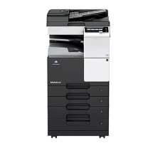 柯尼卡美能达 KONICA MINOLTA 黑白多功能复合机 367 36张-分钟 A3 USB2.0+网络 扫描600dpi (输稿器+双纸盒+底柜)