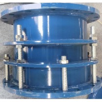 佰耐 采暖套管式伸缩器 DN125 1.6Mpa 带调节拉杆 法兰连接,带方向
