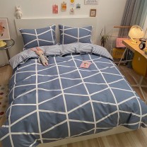多喜爱 DOHIA.COM 赫尔辛格全棉床上三件套 学生宿舍单人纯棉被套床单三件套 1.2床152*218cm