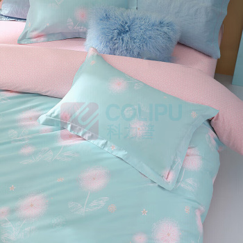 水星家纺 床上用品纯棉四件套 新年华如玉 200cm×230cm