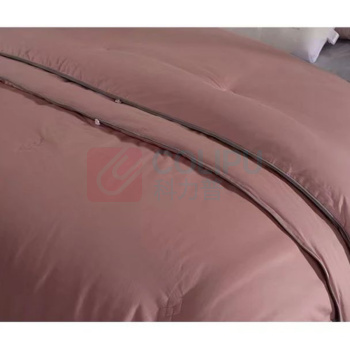 水星家纺 被子200*230cm纯棉 S1 (白色/珊瑚粉) 随机发货