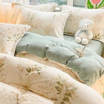 无印良品 牛奶绒四件套 200*230cm