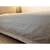 水星家纺 床单 1.5M 床单:250*280CM (白色) 80支全棉工艺,高支数面料光泽自然