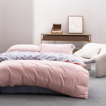 水星家纺 华尔斯特磨毛四件套 125998 AB双色 被套200cm×230cm,床单230cm×250cm,枕套48cm×74cm*2