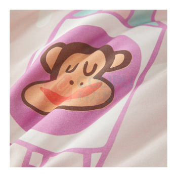 大嘴猴 Paul Frank 游乐园全棉套件四件套 快乐加倍 200x230cm