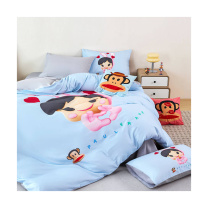 大嘴猴 Paul Frank 全棉彩绘套件四件套 200x230cm (趣味)