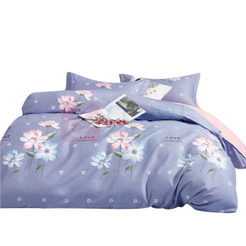 美缘登 澳绒棉AB版四件套 J1031 被套：200*230cm*1个 床单：230*230cm*1个 枕套：48*74cm*2个 (花语)