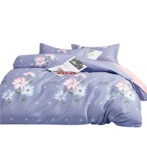 美缘登 澳绒棉AB版四件套 J1031 被套：200*230cm*1个 床单：230*230cm*1个 枕套：48*74cm*2个 (花语)