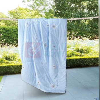博洋 BOYONG 蔓语初然亲肤被 200*230cm 200*230cm (蓝色)