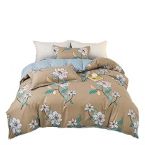 洁丽雅 grace 唯美花开磨毛四件套 JLY-YHZ0018 被套:200*230cm*1床单:230*250cm*1枕套:48*74cm*2 