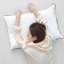水星家纺 MERCURY 酒店枕芯一只装聚酯纤维填充 48cm*74cm 
