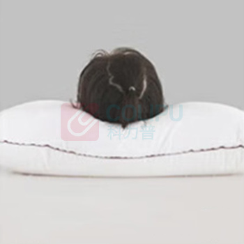 水星家纺 MERCURY 纯棉抗菌枕头芯 513104 高枕(高约20cm)74cm*48cm/只 