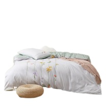 罗莱 LUOLAI 林间序曲全棉四件套 被套200*230cm*1 枕套48*74cm*2 床单230*240cm*1 