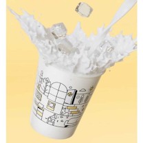 双枪 一次性纸杯250ml 加厚防烫纸杯整箱50只装 办公商务家用 -次性纸杯250ML*50只