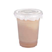 海亚森 HAIYASEN 一次性吸管杯不含吸管) TK-3072 PET 400ml(平盖) (透明色) 100套/箱 PET