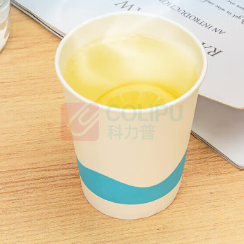 特美居 tmj 一次性纸杯 248ml 原生纸浆+PE 100只装