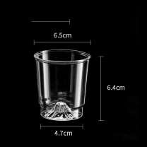 融银之汇 加厚硬质太空 家用塑料 一次性水杯 150ml 4.7*6.5*6.4 cm 500只/箱