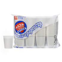 科力普 COLIPU 办公之选 一次性经济纸杯 / 250ml (白色) 100只/包 10包/箱 9盎司