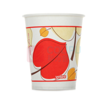 宜洁 yekee 一次性纸杯 Y-9926 250ml (花色) 80只/包 20包/箱 (新老包装交替发货)