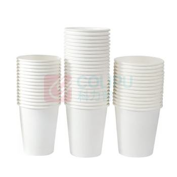 海亚森 HAIYASEN 一次性白纸杯 TK-3007 9盎司 250ml (白色) 100只/包