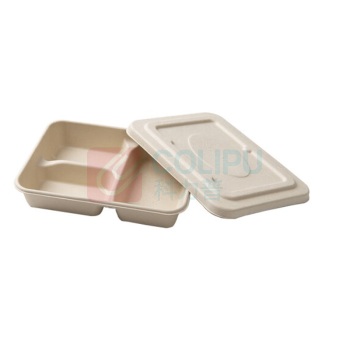 侑家良品 一次性餐盒 CJ-011 3分格1100ml带盖(10套/包) 