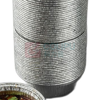 特美居 tmj 一次性铝箔盒加厚圆形锡纸盘 TMJ-623 250ml 50只/件