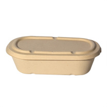 佳茉 一次性可降解餐盒 700ml 50套 (原色)