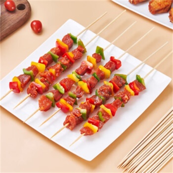 尚烤佳 竹签 烧烤签子 君子签 羊肉串木签 穿肉签 LS-006 300X3mm (100支)