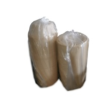 拜杰 Baijie 一次性圆形餐盒 D-Y-500 500ml 50套/袋 玉米淀粉 可降解 带盖