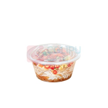 特美居 tmj 餐碗带盖 450型 250套 (透明)