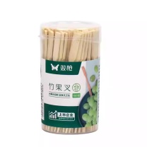双枪 一次性竹制水果叉 GC1210 100只/筒 240筒/箱
