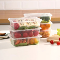 特美居 tmj 一次性餐盒饭盒 方形透明加厚带盖打包盒 750ml 250个/箱