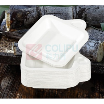 特美居 tmj 一次性方形纸盘 TMJ-700/TMJ-6277 4英寸 11.3cm 30只/包