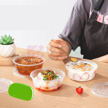 特美居 tmj 饭盒 450套装300型 圆形碗,塑料,450套装