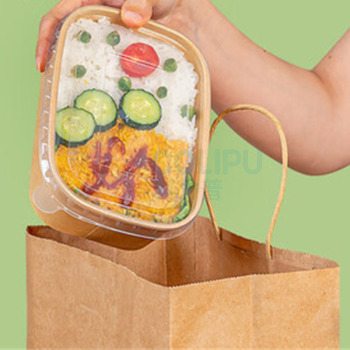 特美居 tmj 一次性饭盒 750型 方形带盖 20套/箱
