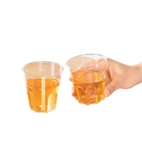特美居 tmj 一次性杯子 TMJ-0022 200ml高透加厚 加硬塑料太空杯50只/包